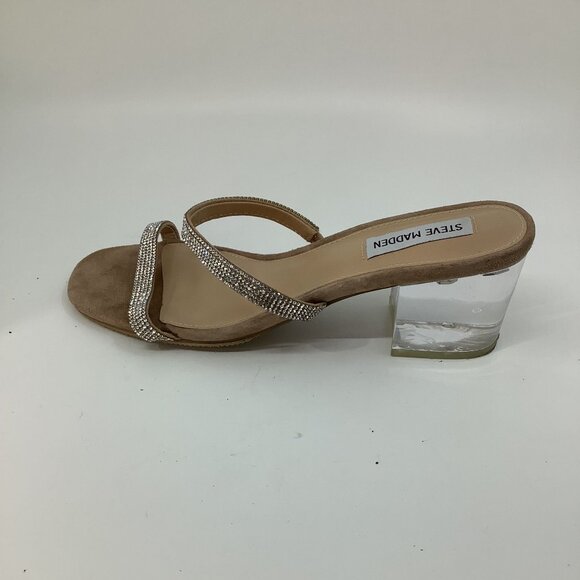 Steve Madden Silver Slippers - Picture 1 of 8